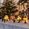 Christmas Village Sets-Christmas Decorations,LED Lighted Christmas Village Houses with Figurines, Christmas Village Collection Indoor Room Decor - Collectible Buildings
